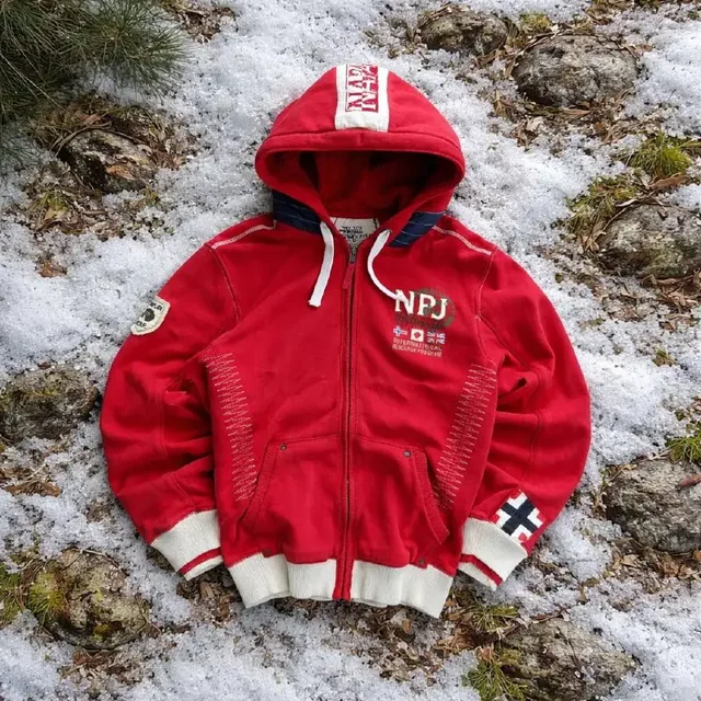Зип худи Vintage Napapijri NPJ Research Program Archive - Верхняя одежда в Архангельск