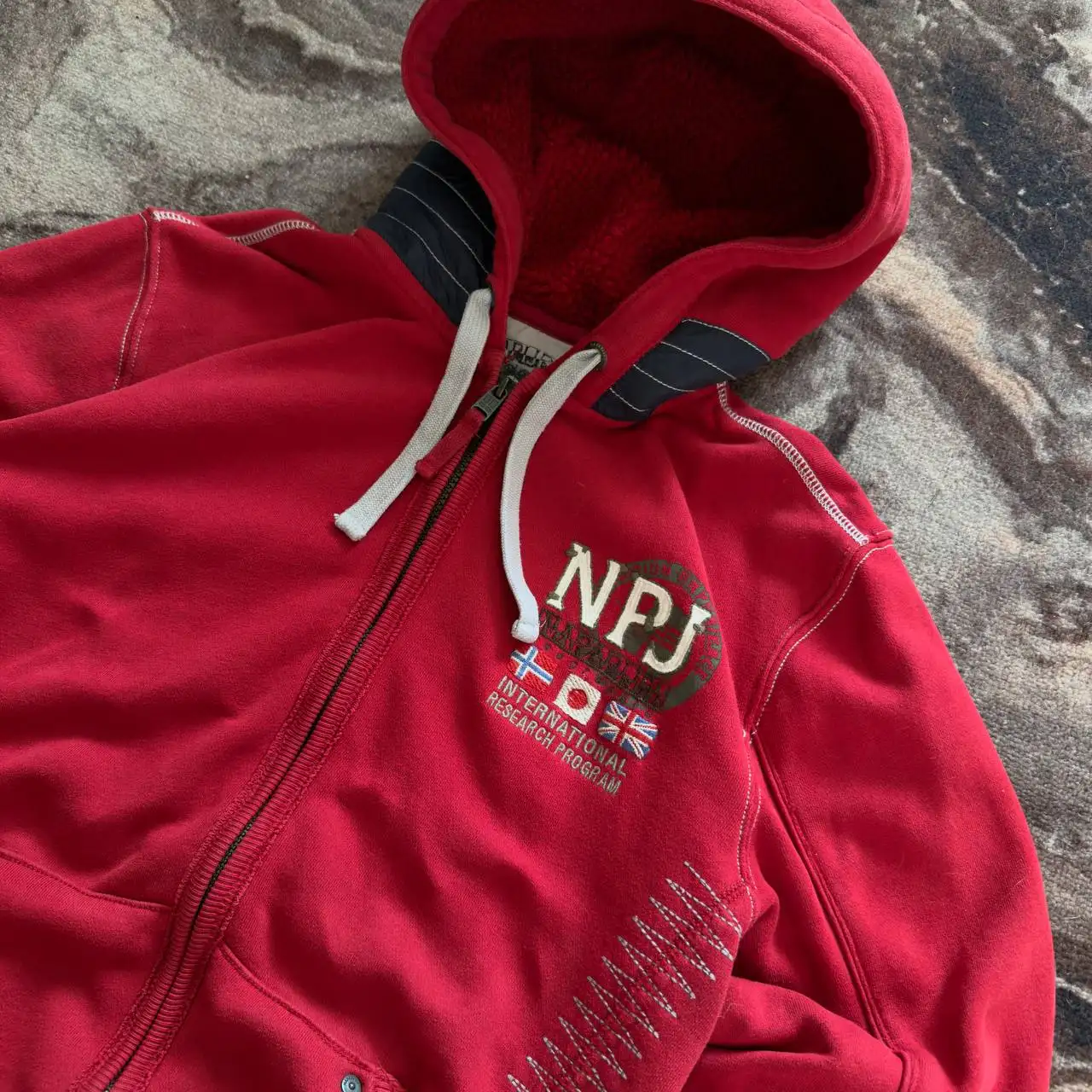 Зип худи Vintage Napapijri NPJ Research Program Archive - Верхняя одежда (Одежда) в Архангельск