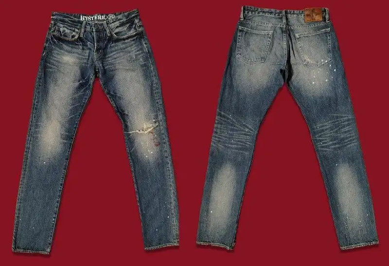 Джинсы Hysteric Glamour Distress в гранжевом стиле - Джинсы (Одежда) в Архангельск