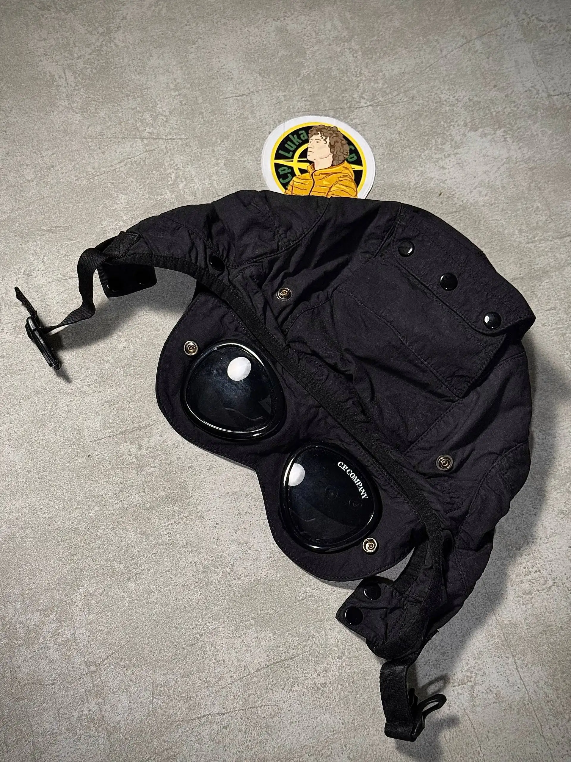 C.P. Company Flatt Nylon Google Hood - Верхняя одежда (Одежда) в Питер