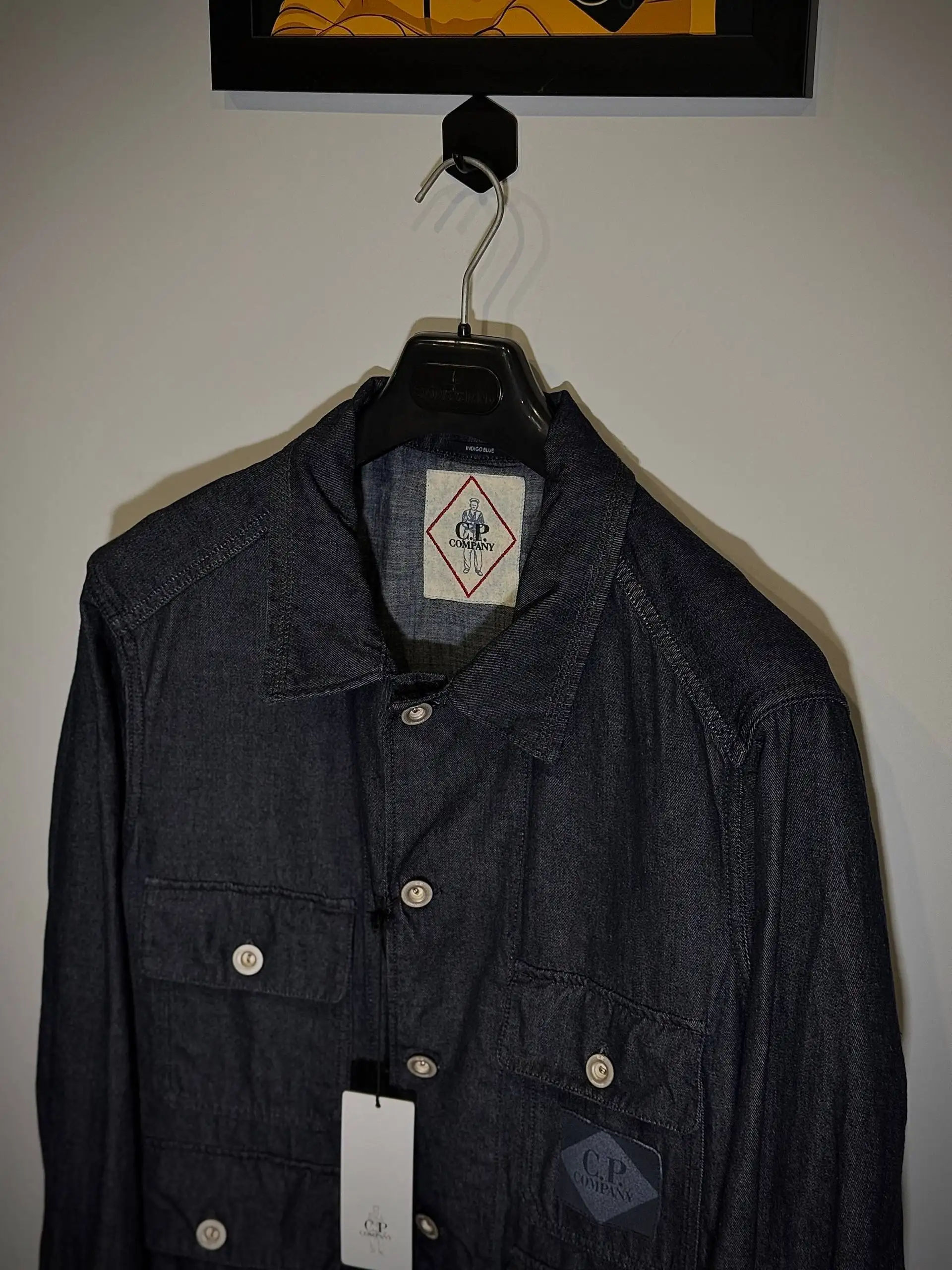 C.P. Company Indigo Blue Denim Jacket - Куртки (Одежда) в Санкт-Петербург