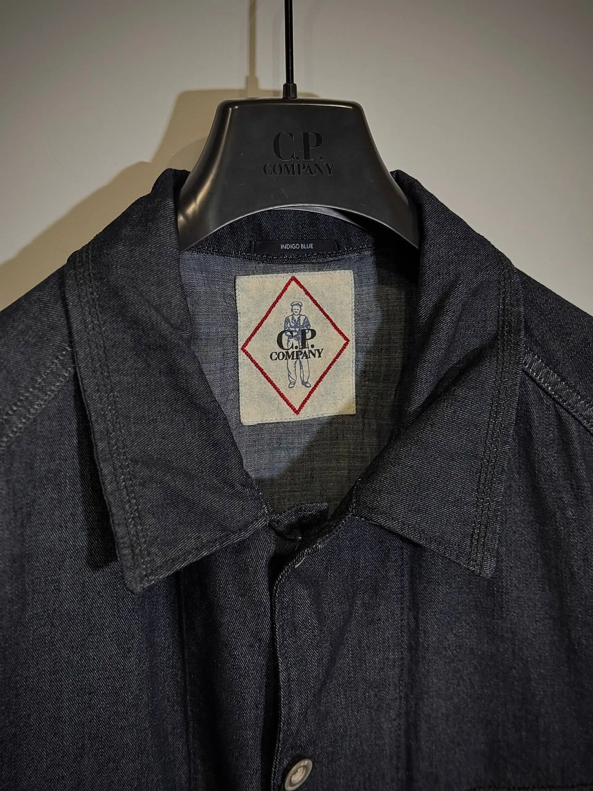 C.P. Company Indigo Blue Denim Jacket - Куртки (Одежда) в Санкт-Петербург