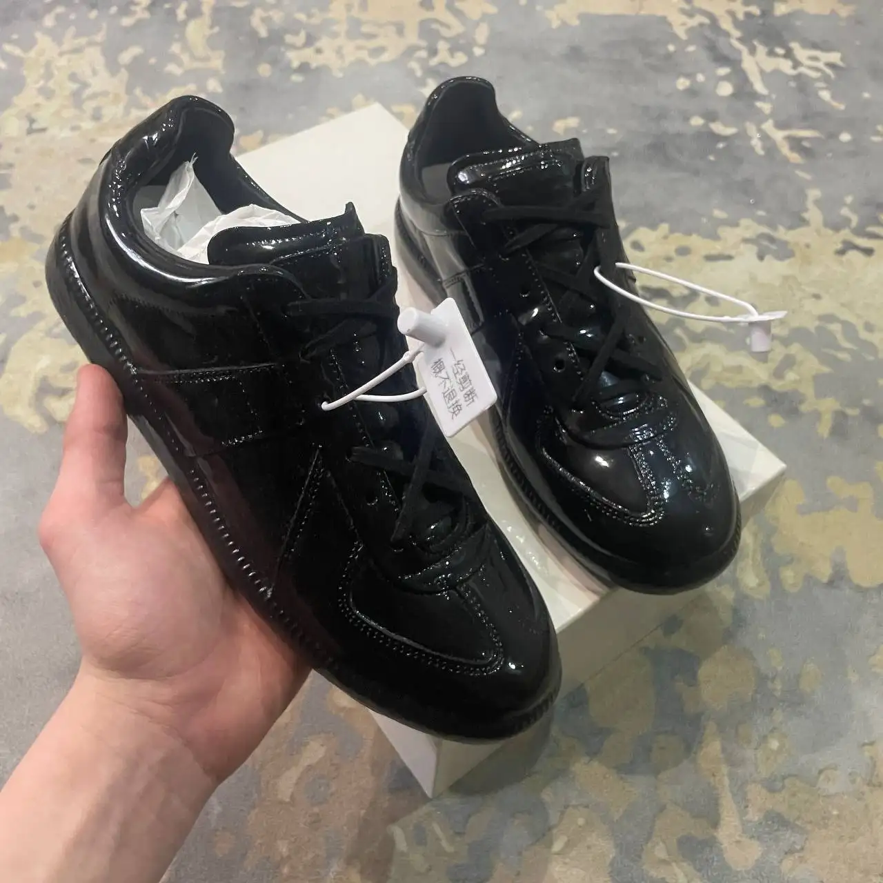 Maison Margiela Replica Total Black размер 40 IT - Обувь (Одежда) в Архангельск