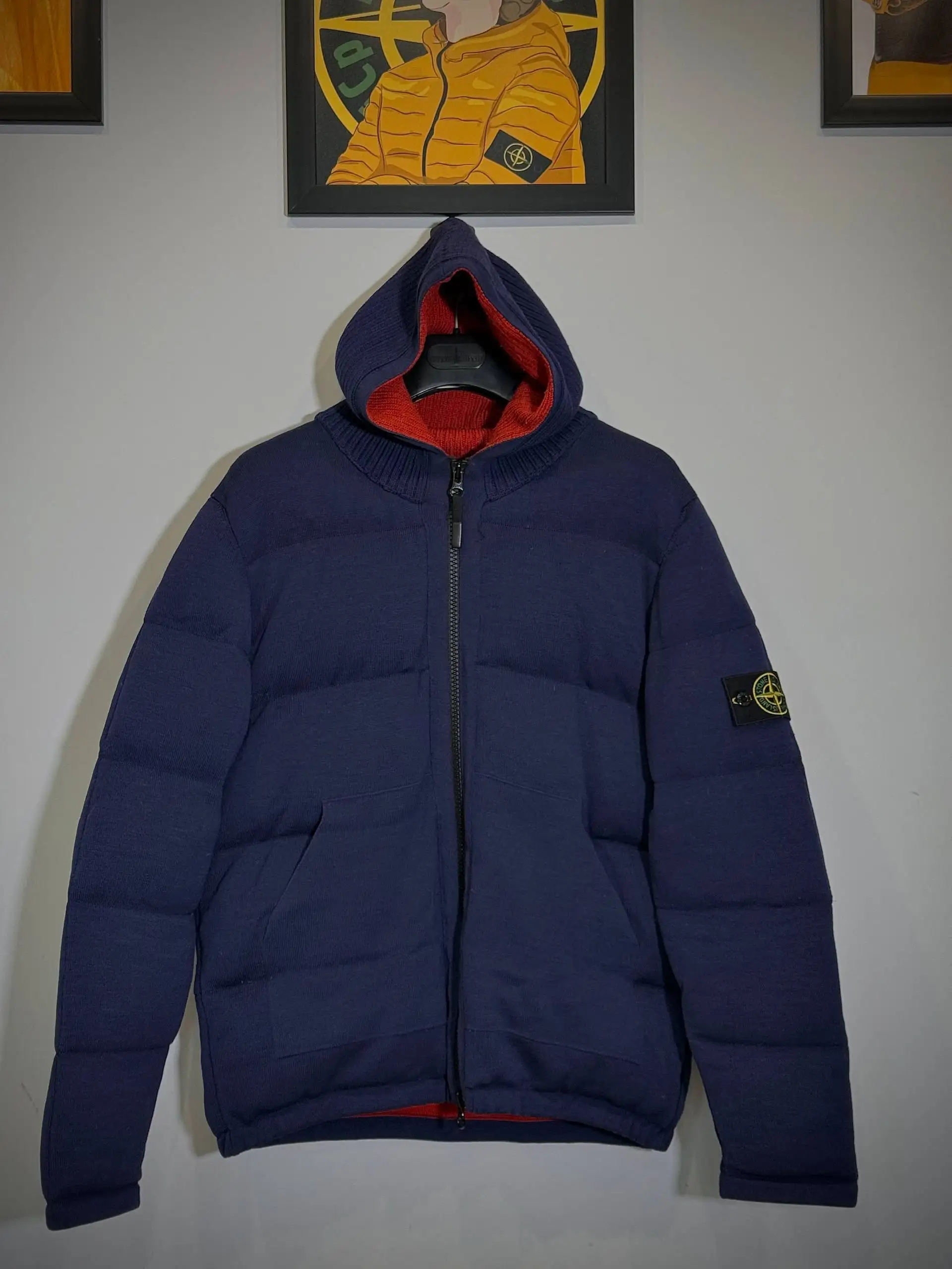 Stone Island Multi Bag Knit Down Jacket - Верхняя одежда (Одежда) в Санкт-Петербург