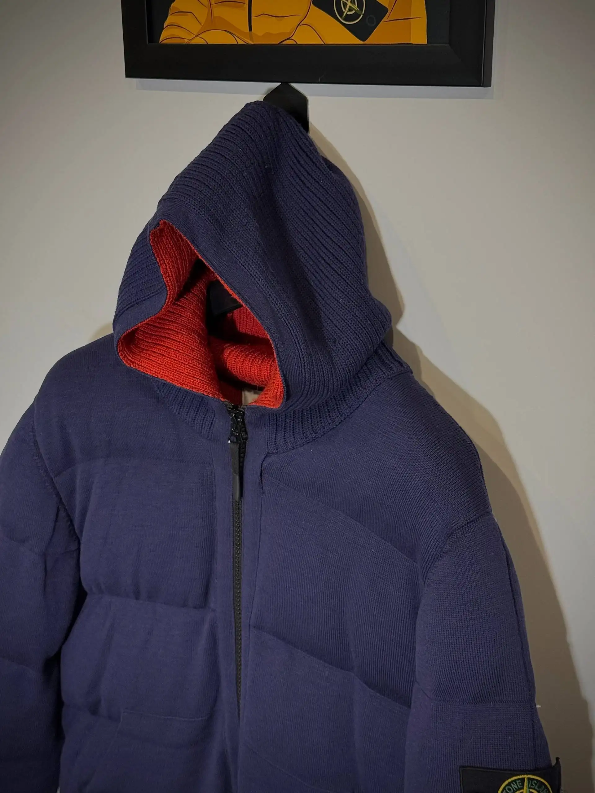 Stone Island Multi Bag Knit Down Jacket - Верхняя одежда (Одежда) в Санкт-Петербург