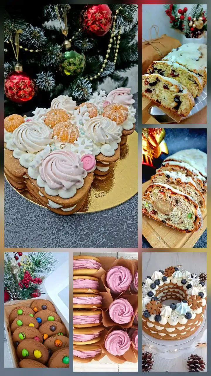 Новогодние сладости и выпечка к празднику