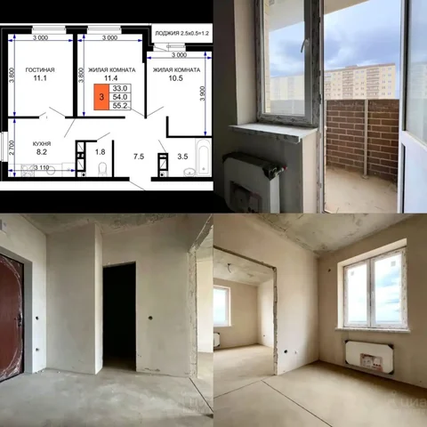 Продажа 3-комнатной квартиры в ЖК Дыхание - частное объявление в Краснодар