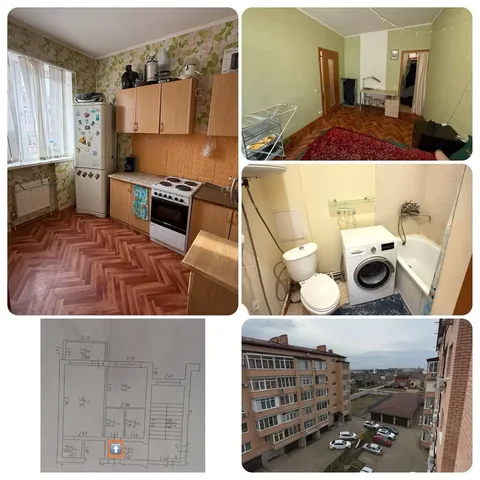 Продажа однокомнатной квартиры 33.1 м2 в Краснодаре - частное объявление в Краснодар