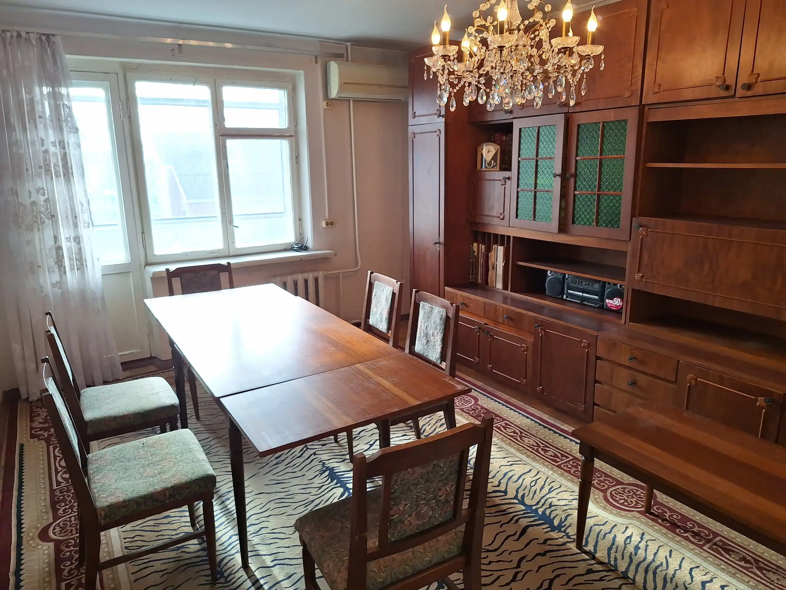 Обеденный стол раздвижной и журнальный стол с стульями из дуба - Мебель (Для дома и дачи) в Краснодар