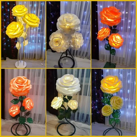 Торшер из ростовых цветов ручной работы - Новогодние товары в Краснодар