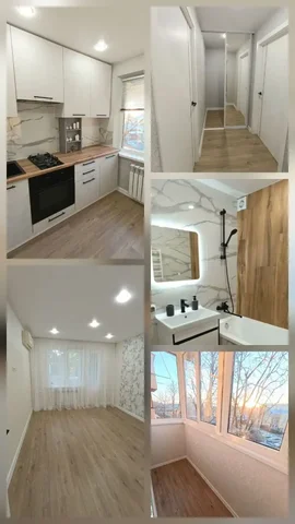 2-комнатная квартира 45 м² с ремонтом на Старокубанской/Бургасской - Квартиры, коммерческая недвижимость, паркинг в Краснодар