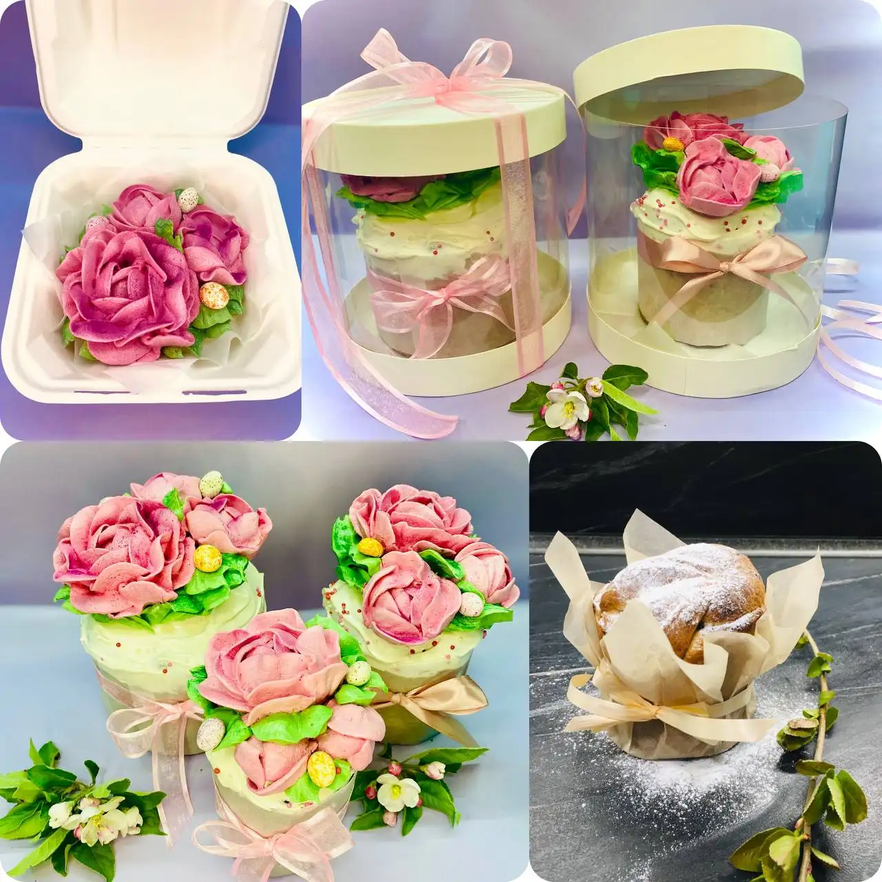 Воздушные и ароматные витые куличи с украшениями - Пасхальная выпечка (Хобби и отдых) в Краснодар