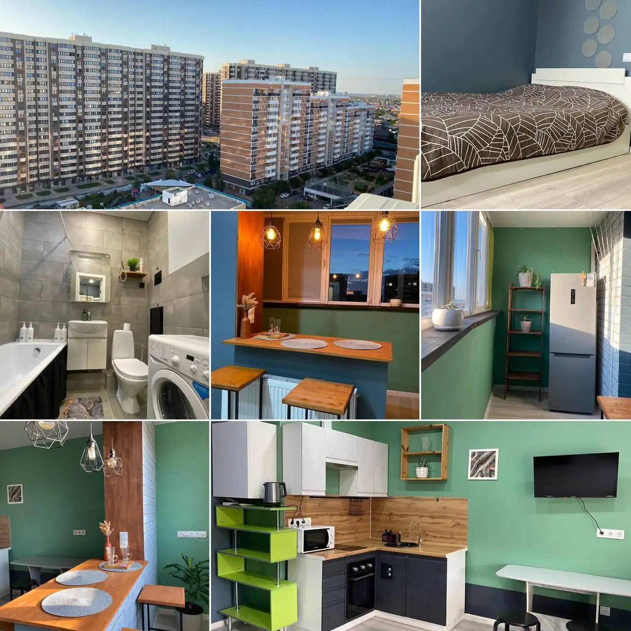 Аренда посуточно в уютной лофт студии - Аренда квартир (Недвижимость) в Краснодар