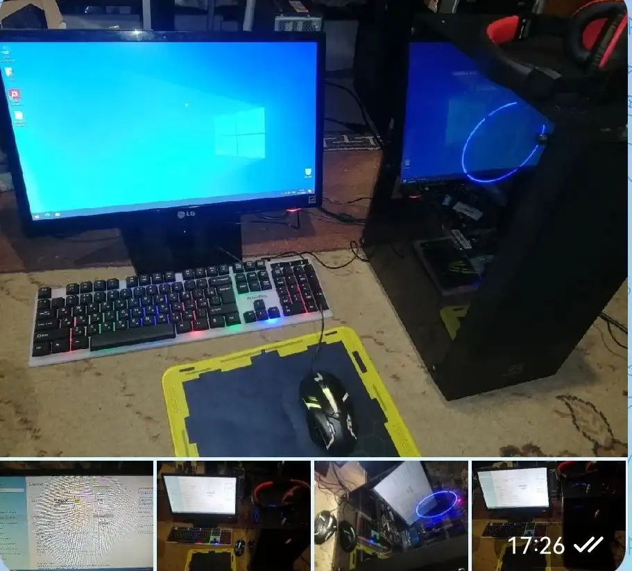 Игровой компьютер Intel Core i5 с монитором и периферией