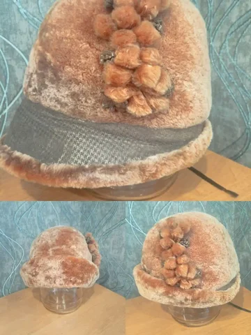 Зимняя шляпка из натурального мутона, размер 58-60 - Одежда в Иркутск