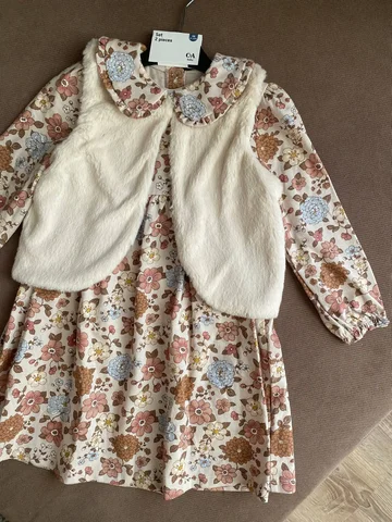 Новое платье с меховой жилеткой - частное объявление в ИРКУТСК