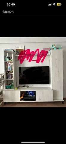 Шкаф-купе б/у 200x37x180 см цвет белый ясень - Для дома и дачи в Иркутск