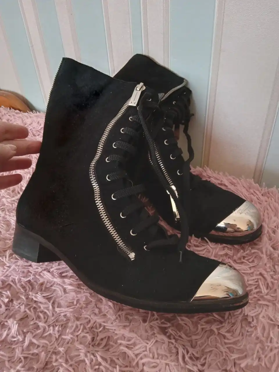 Натуральная замша осень 38 размер