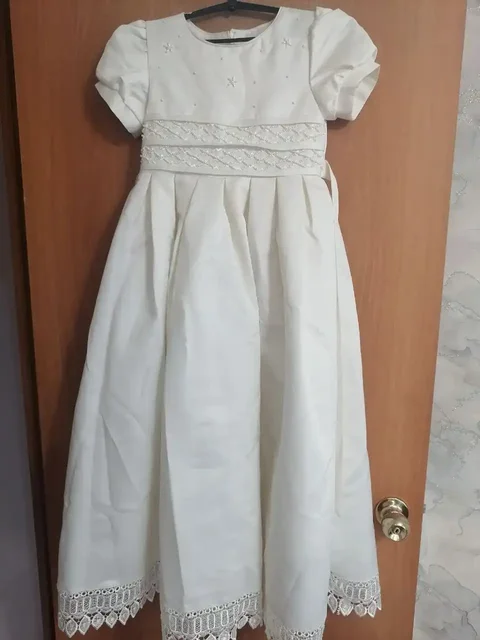 Атласное платье цвет айвори рост 140-146 - Одежда в Иркутск