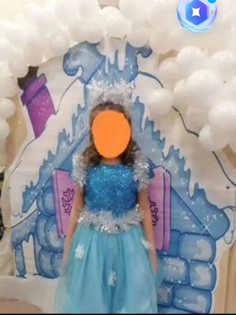 Костюм снежинка размер 38-40