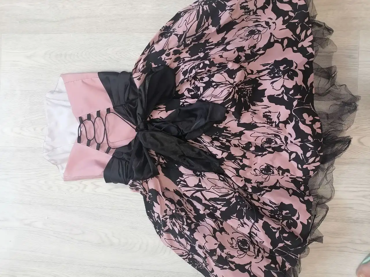 Платье на корсете для девочки