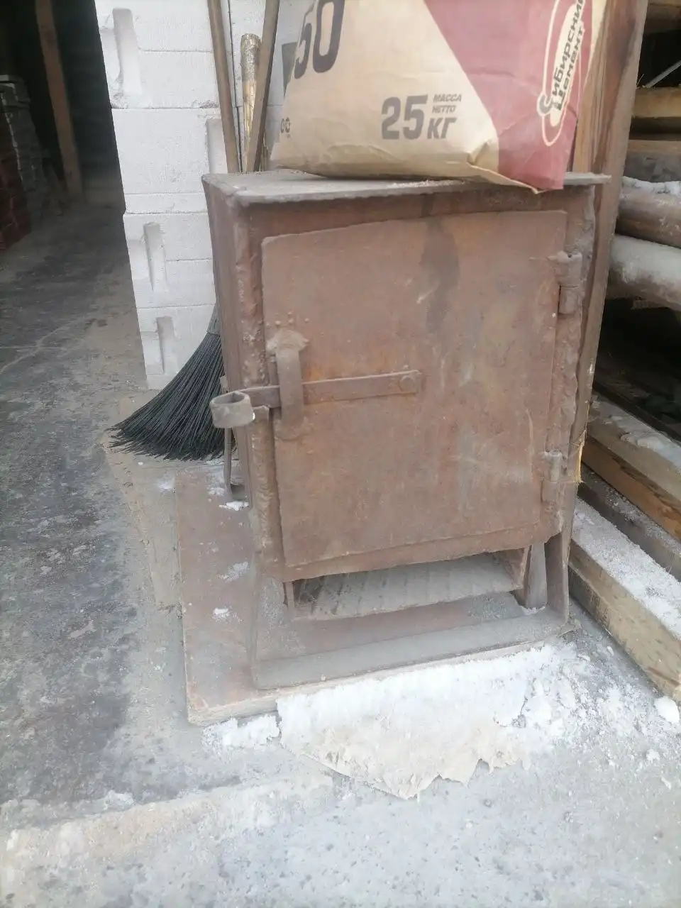 Продажа новой буржуйки с толщиной стенок 6 мм