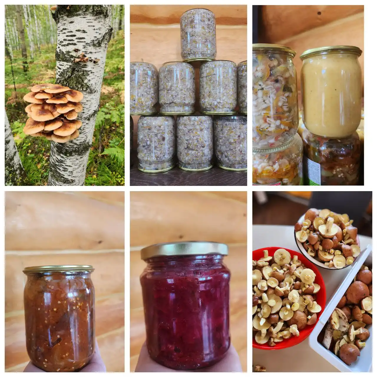 Домашние блины, паштет и соленья с огорода