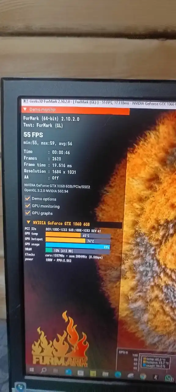 Игровой компьютер с монитором - Компьютеры (Электроника) в Иркутск