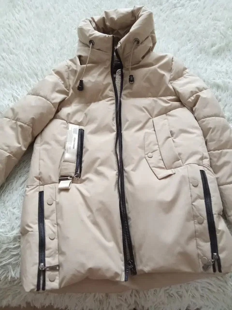 Продам женский пуховик 48 размер бежевый - Одежда в Иркутск