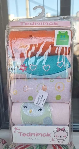 Упаковка маек для девочек 5 штук - Одежда в Иркутск