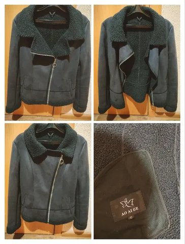 Демисезонная дубленка размер 42 - Верхняя одежда и обувь в Иркутск