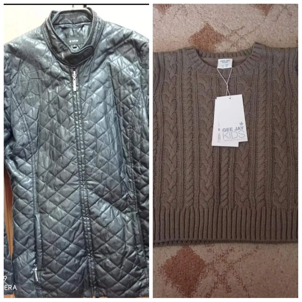 Продажа куртки и джемпера