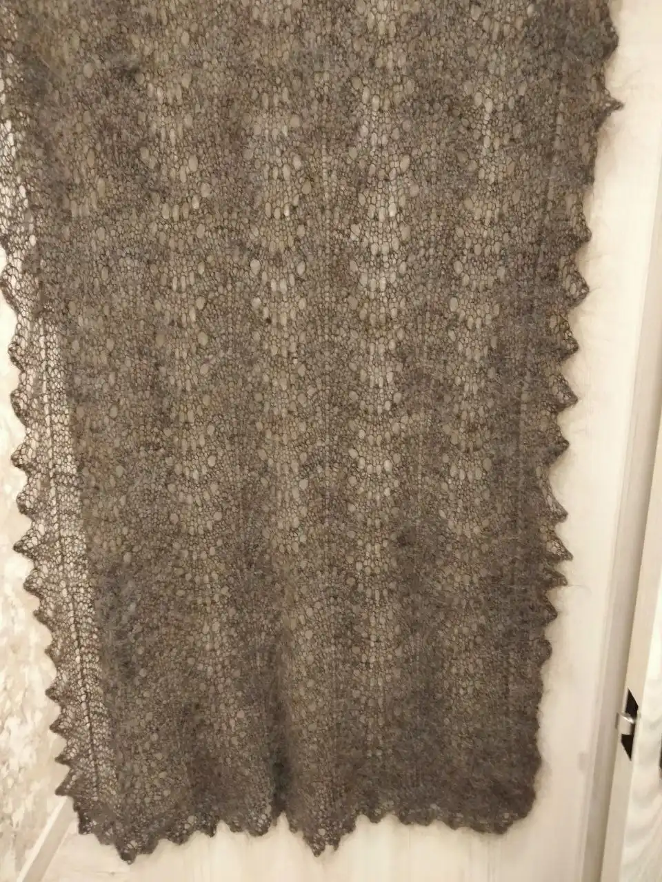 Шарф палантин из пуха Губерлинских коз