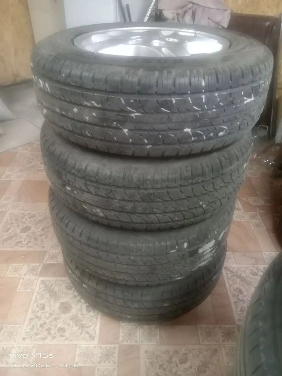 Продам летнюю резину на дисках Виатти Боско А/Т - Запчасти (Авто) в Орск