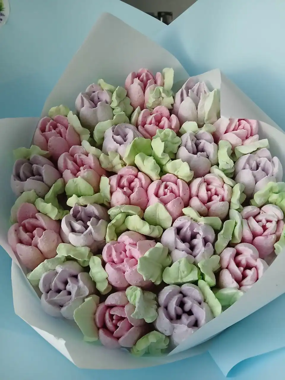 Букеты из мыльных роз, зефирных тюльпанов и безе - Услуги в Орск-Новотроицк