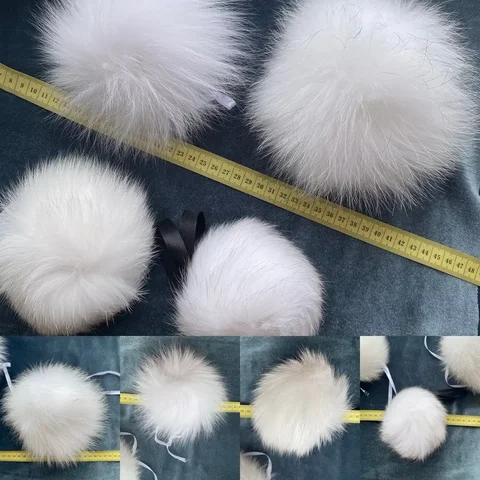 Помпоны из натурального меха (песец, енот) - Электроника для кухни в Орск
