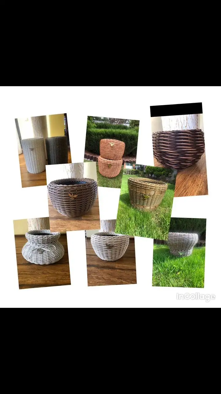 Кашпо из ротанга ручной работы - Барахолка в Орск-Новотроицк