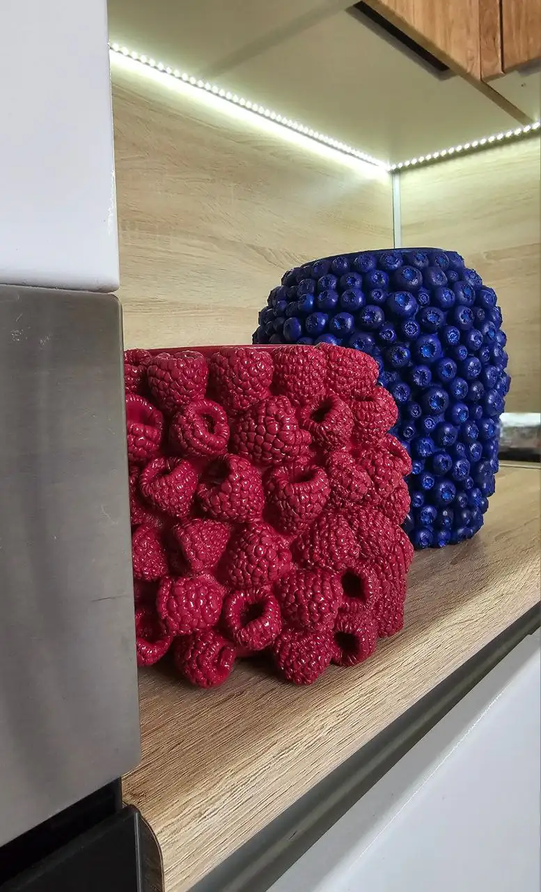 Ягодные вазы из гипса со стеклянным основанием - Барахолка в Орск-Новотроицк