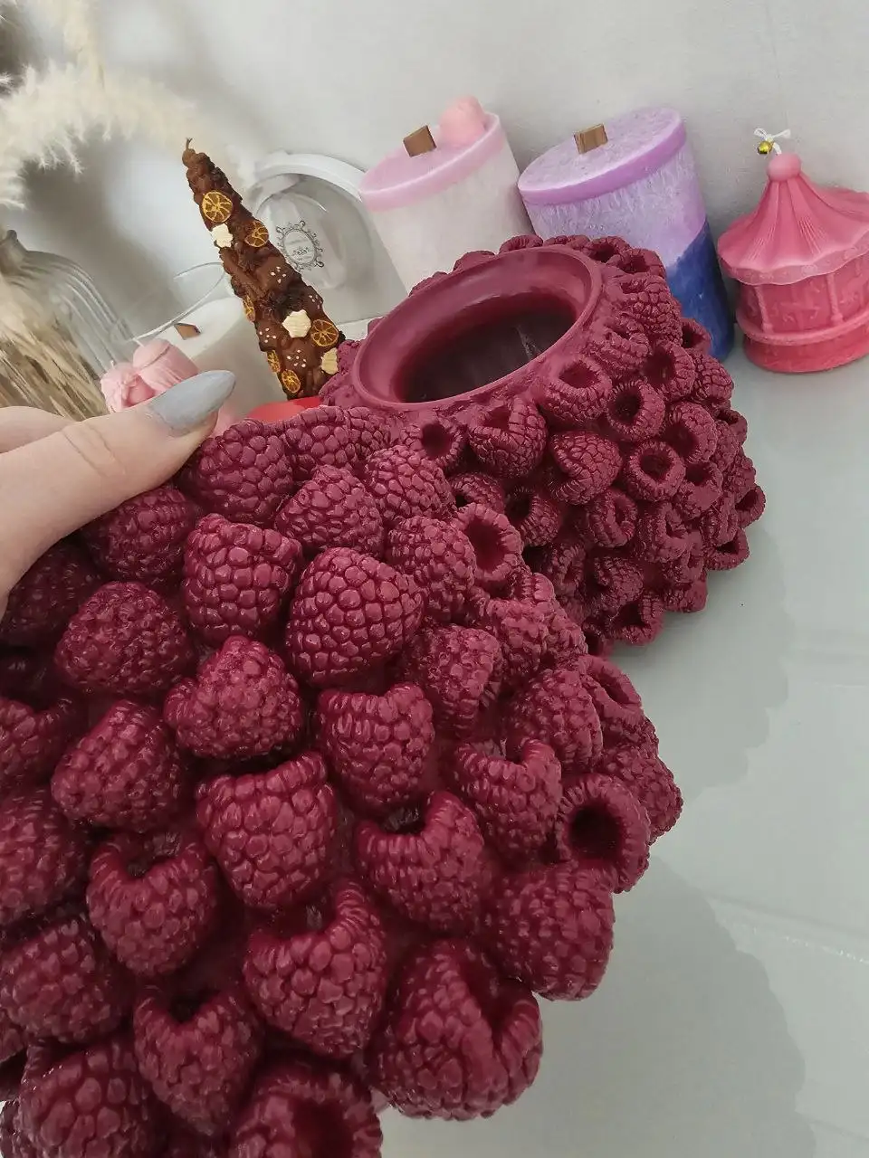 Ягодные вазы из гипса со стеклянным основанием - Барахолка в Орск-Новотроицк