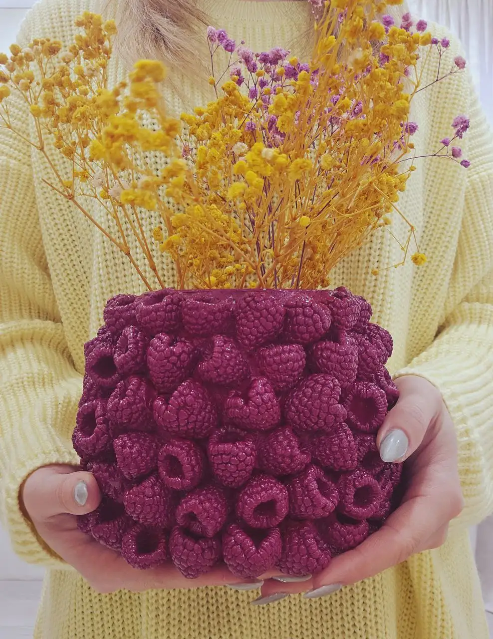 Ягодные вазы из гипса со стеклянным основанием - Барахолка в Орск-Новотроицк