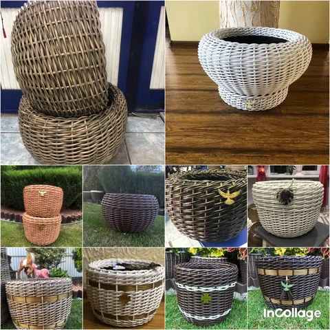 Кашпо из ротанга ручной работы - Для дома и дачи в Орск