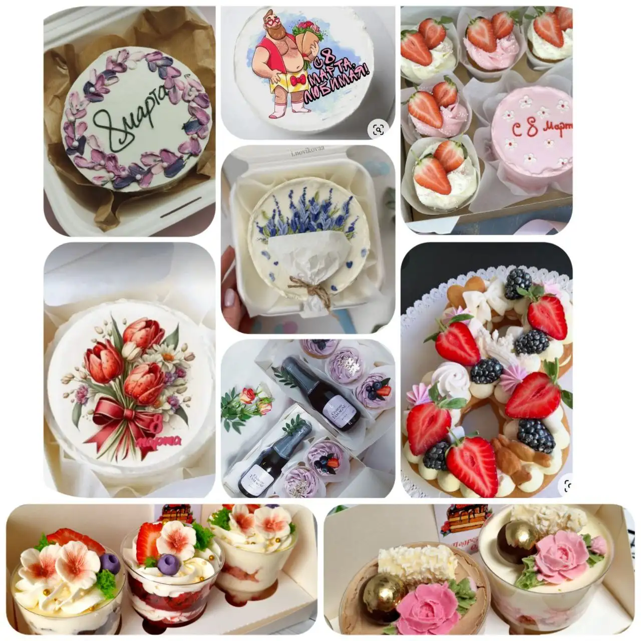 Торты и десерты к 8 марта - Барахолка в Орск-Новотроицк