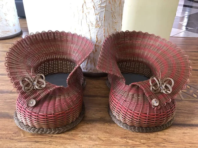 Кашпо башмак из ротанга ручной работы - Для дома и дачи в Орск