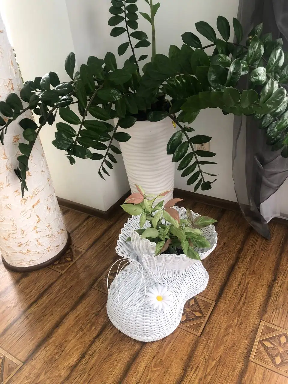 Кашпо из ротанга ручной работы для дома и сада - Кашпо (Для дома и дачи) в Орск