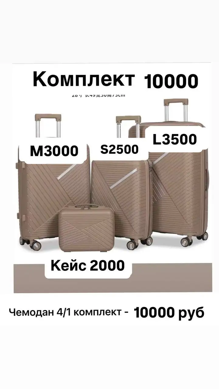 Продажа чемоданов и кейсов разных размеров - Сумки и чемоданы (Барахолка) в Орск-Новотроицк