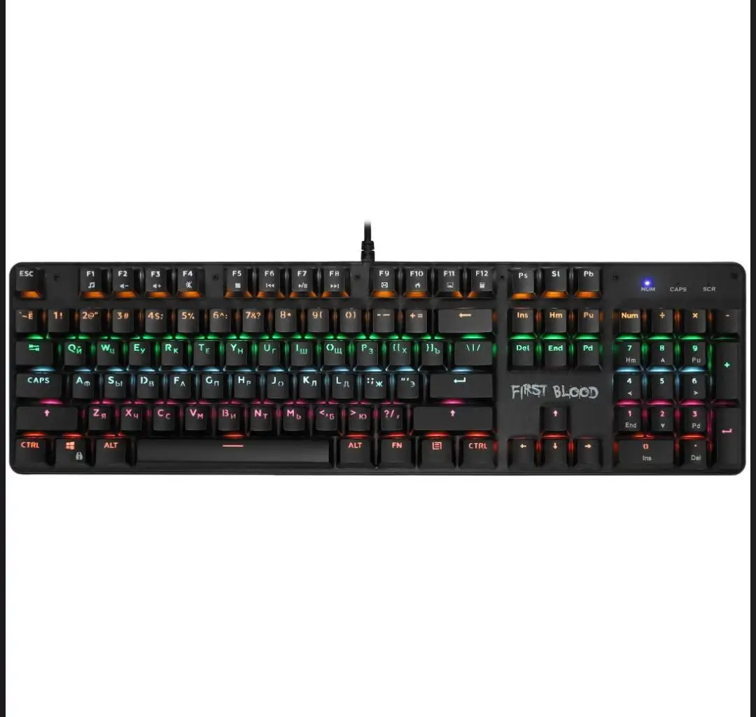 Продам игровую клавиатуру с красными свитчами - Компьютерная периферия (Электроника) в Орск