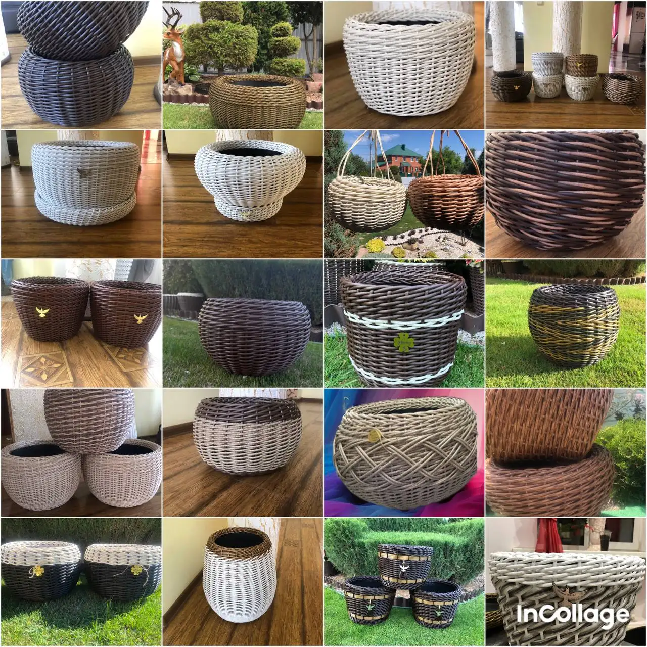 Экоротанг ручной работы: гнезда с аистами, кашпо, лежанки для питомцев - Рукоделие/Handmade (Хобби и отдых) в Орск