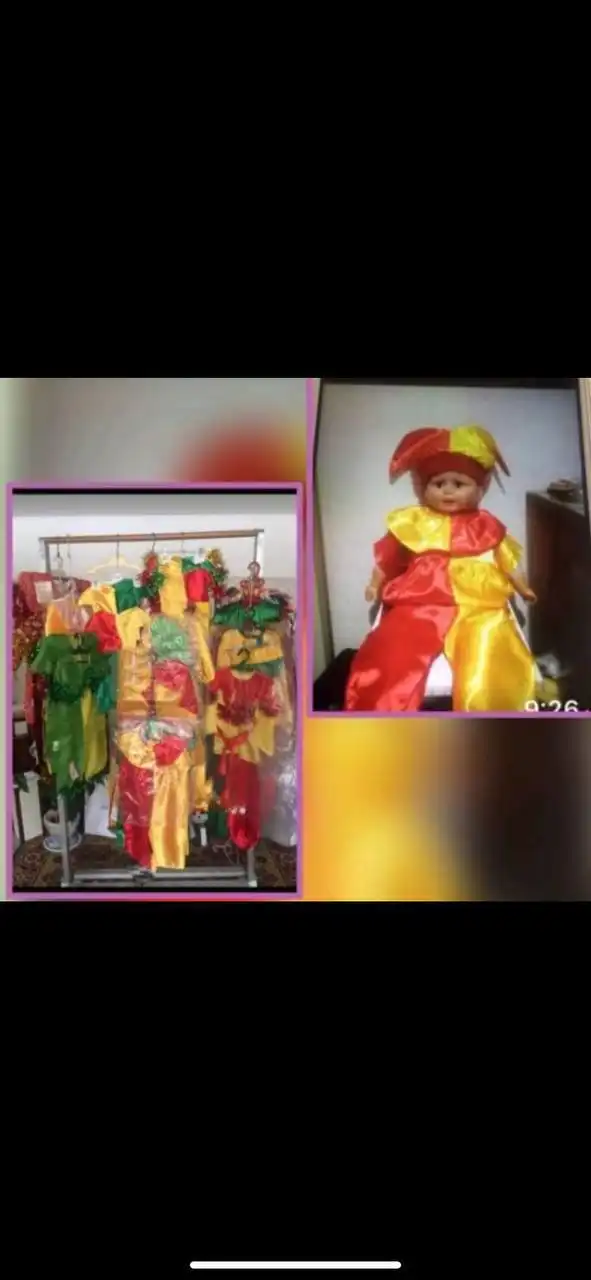 Костюмы Петрушки новые и б/у