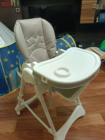 Детское кресло-шезлонг 3 положения спинки с колесиками - Детская мебель в Кемерово