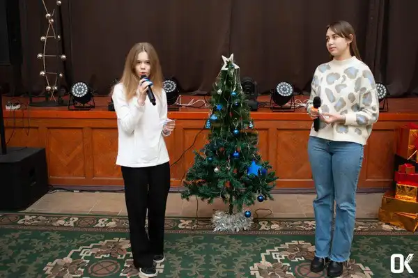 Праздник, посвященный Новому году в Липецке